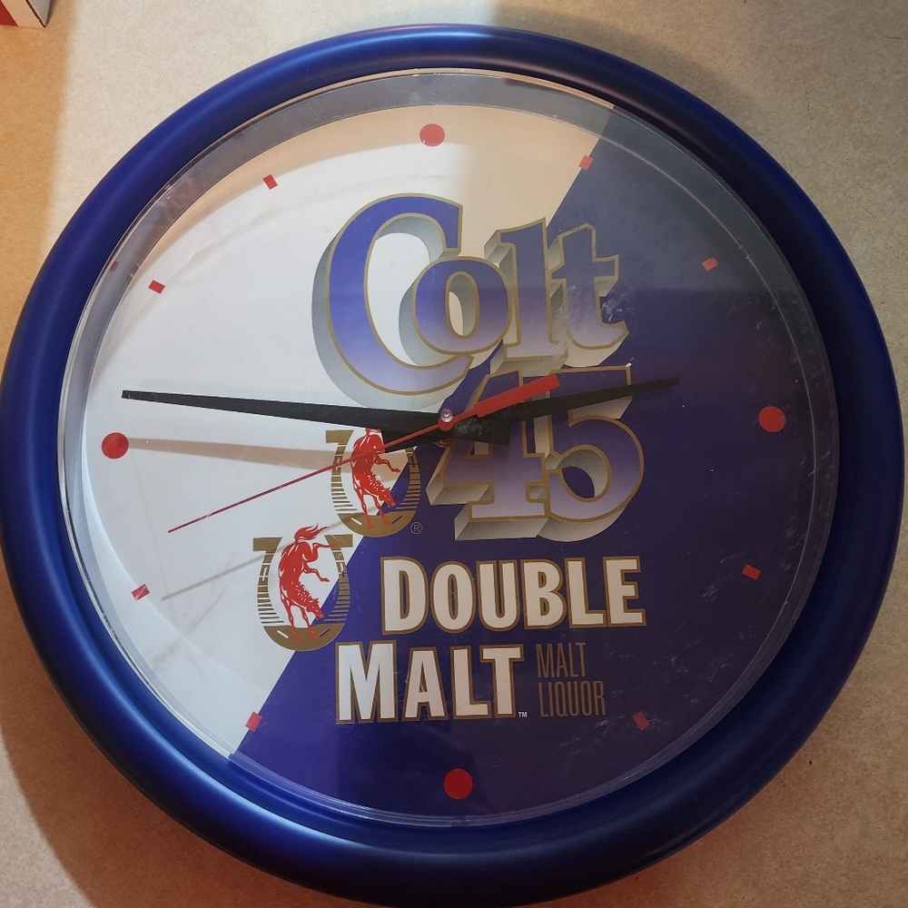 Vintage Colt 45 wall clock